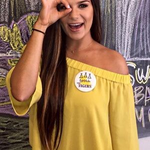 Naked zebra off the shoulder top